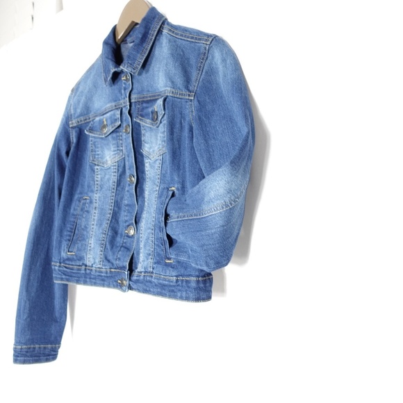 Women's | New Look | Medium Wash Blue Denim Jacket - Medium - Picture 5 of 13